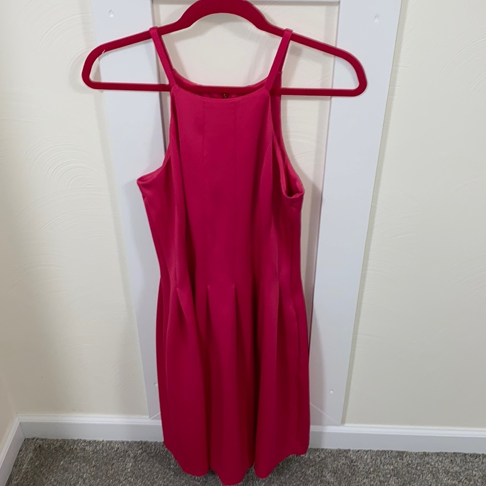 Hot pink dress